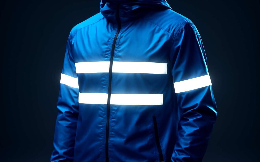Stay Safe and Stylish with the Bright Reflective Jacket Blue Colour Perfect for Any Adventure