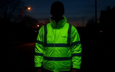 Stay Visible and Safe with the Bright and Reliable Safety Reflective Jacket Green for Every Adventure