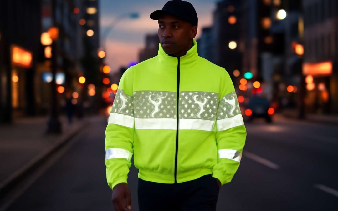 Stay Safe and Stylish with the Trendy LV Reflective Jacket for Ultimate Visibility