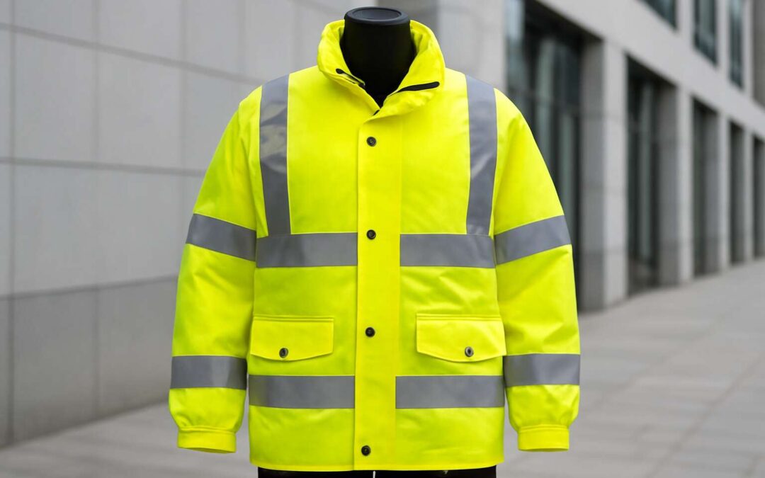 Stand out safely with reflective jacket yellow gear that shines in any weather.