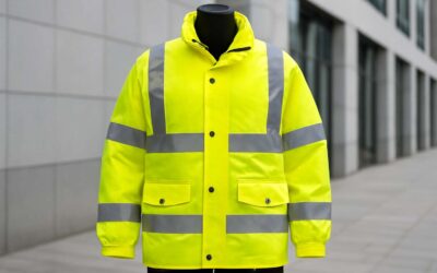 Stand out safely with reflective jacket yellow gear that shines in any weather.